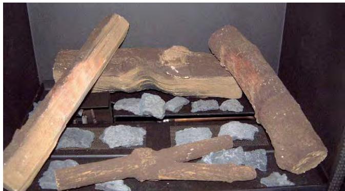 WANDERS NORMA WALL - Plaatsen van de keramische houtset (al-leen bij aardgas) - 2