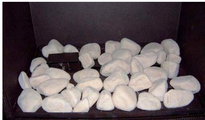 WANDERS NORMA WALL - Mise en place des cailloux (gaz naturel et propane) - 2