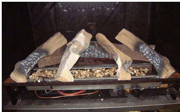 WANDERS ORSANNE - 2.9A Fitting the Log set- natural gas. - 2