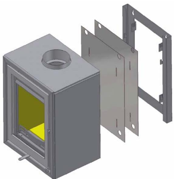 WANDERS VEROX - Mounting the suspended model: - 1