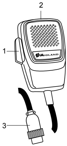 MIDLAND ALAN 121 - MIKROFON - 1