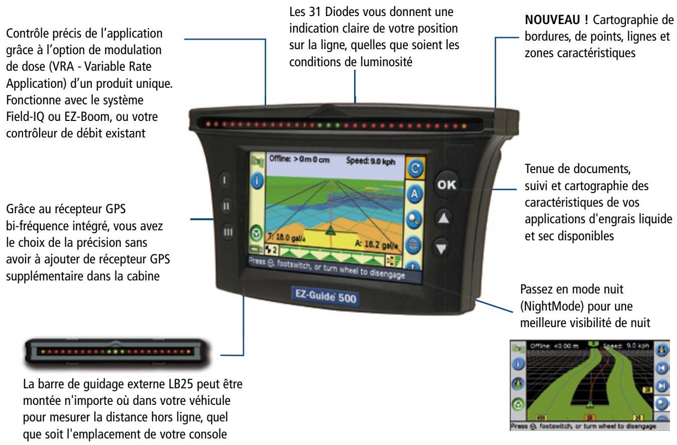 TRIMBLE AGGPS EZ-GUIDE - Le système EZ-Guide 500 représenté une innovation majeure dans l'univers des barres de guidage. - 1