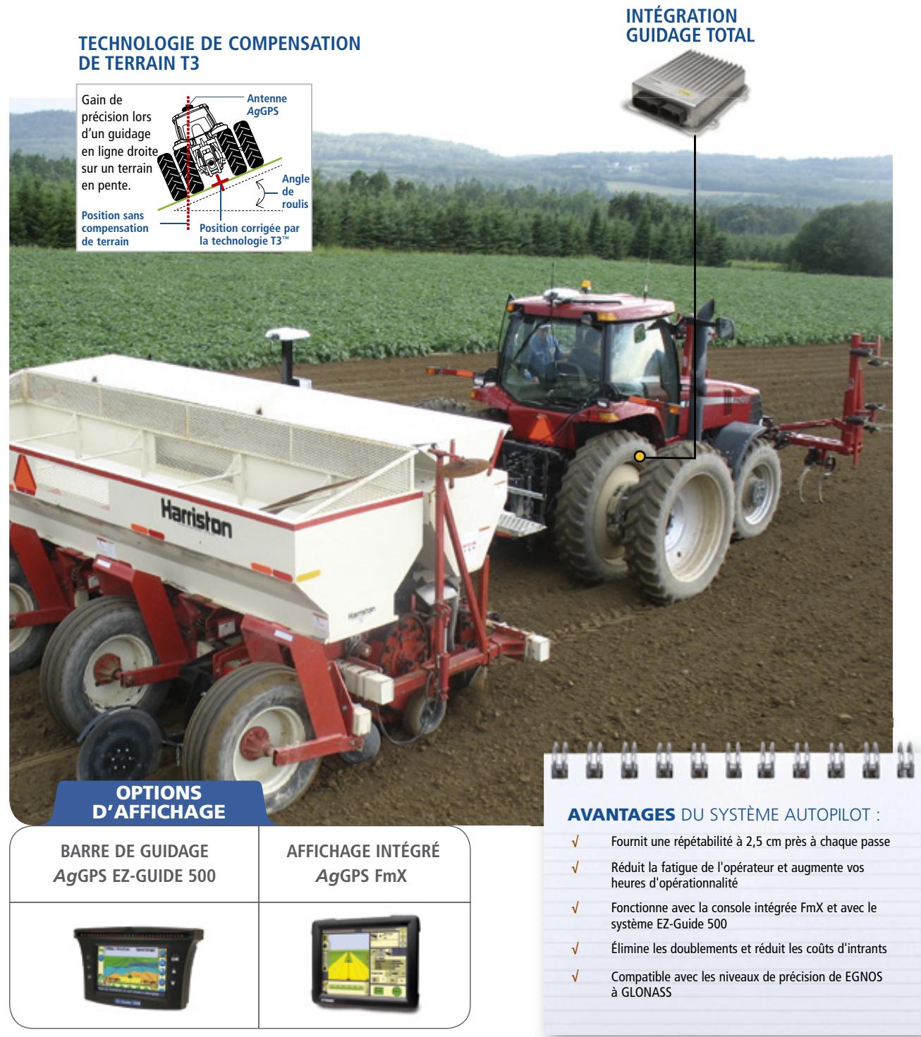 TRIMBLE AGGPS EZ-GUIDE - Système de guidage automatique aggps autopilot - 1