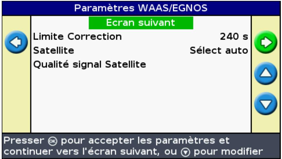 TRIMBLE EZ GUIDE 250 - Configuration des corrections waas/egnos - 1