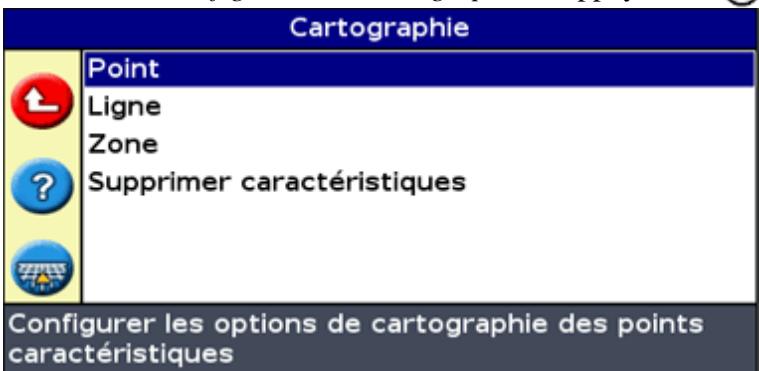 TRIMBLE EZ GUIDE 250 - Position d'enregistrement - 1