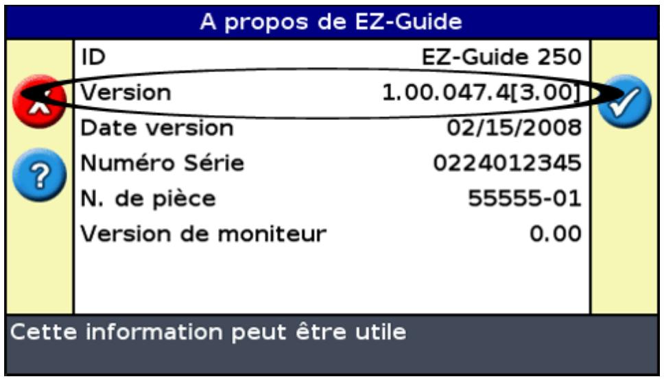 TRIMBLE EZ GUIDE 250 - Mise à niveau du micrologiciel de la barre de guidage - 1