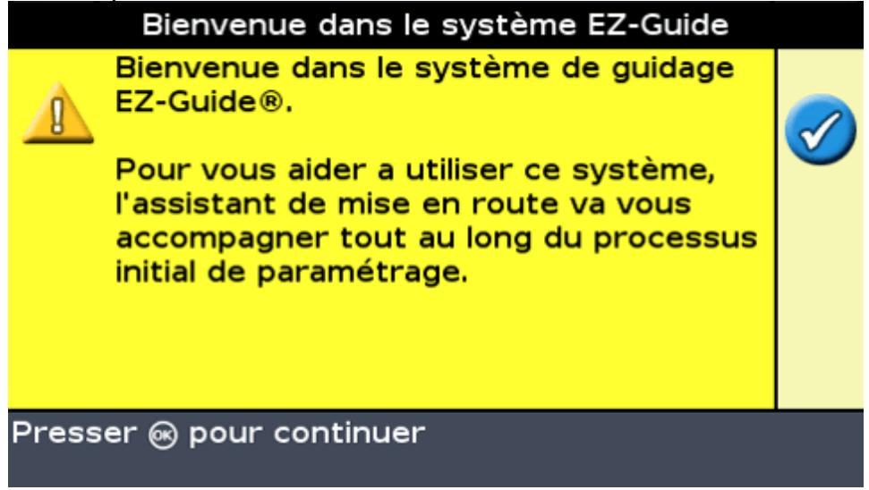 TRIMBLE EZ GUIDE 250 - Assistant de démarrage rapide - 1