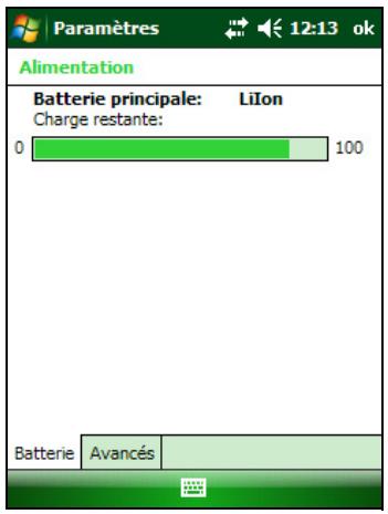 TRIMBLE JUNO SD - Indicateur de batterie faible - 1