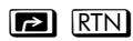 COMPAQ 33S - Retour de programme - 1