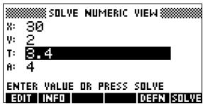 COMPAQ 39G PLUS - Approximation par un graphique - 2