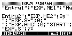 COMPAQ 39G PLUS - Enregistrer l'aplet - 5