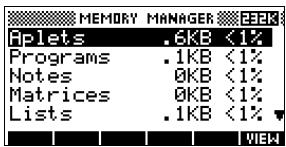 COMPAQ 39G PLUS - Le gestionnaire de mémoire - 1