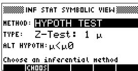 COMPAQ 39G PLUS - Ouvrir l'aplet inference - 2