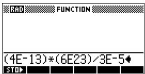 COMPAQ 39G PLUS - Notation scientifique (puissances de 10) - 1