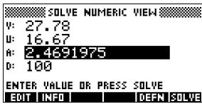 COMPAQ 39G PLUS - Calculer l'inconnue - 4