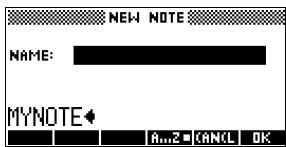 COMPAQ 39G PLUS - Écrire une note dans le bloc-notes - 3