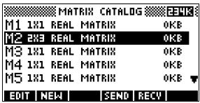 COMPAQ 39G PLUS - Création d'une matrice dans le catalogue de matrices - 2