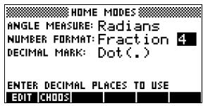 COMPAQ 39G PLUS - Calculs de fractions - 2