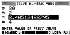 COMPAQ 39G PLUS - Approximation par un graphique - 3