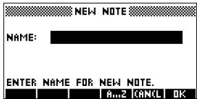 COMPAQ 39G PLUS - Écrire une note dans le bloc-notes - 2