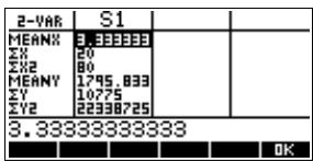 COMPAQ 40GS - Calculer des statistiques - 1
