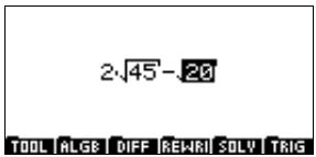 COMPAQ 40GS - Exécution de calculs symboliques - 3