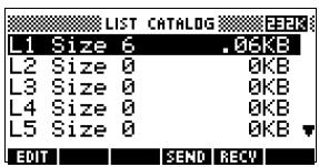 COMPAQ 40GS - Modification d'une iste - 1