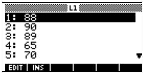 COMPAQ 40GS - Le menu VARS - 4