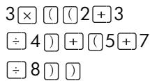 COMPAQ 40GS - Calculs de fractions - 3