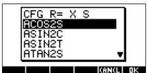 COMPAQ 40GS - Menu TRIG - 1