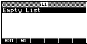 COMPAQ 40GS - Création d'une liste dans le catalogue des listes - 4