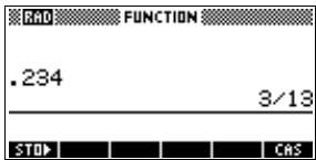 COMPAQ 40GS - Définir la précision des fractions - 1