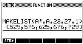 COMPAQ 40GS - Fonctions de manipulation listes - 5