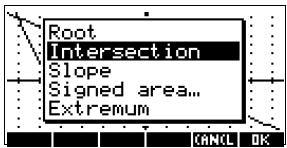 COMPAQ 40GS - Trouver l'intersection des deux courbes - 1
