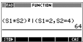 COMPAQ 40GS - Calculs symboliques - 1