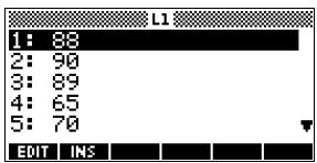 COMPAQ 40GS - Modification d'une iste - 2