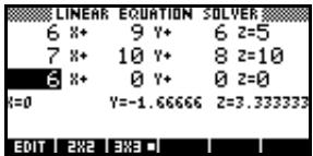 COMPAQ 40GS - Définition et résolution des équations - 1