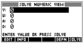 COMPAQ 40GS - Définir les variables connues - 1