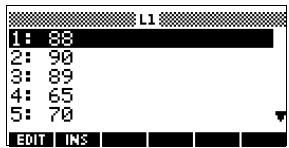 COMPAQ 40GS - Insertion d'un élément dans une liste - 1