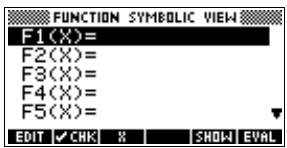 COMPAQ 40GS - Ouverture de l'applet function - 2