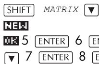 COMPAQ 40GS - Arithmétique sur les matrices - 3