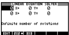 COMPAQ 40GS - Introduction à l'appli linear equation - 1
