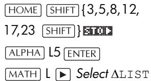 COMPAQ 40GS - Fonctions de manipulation listes - 2