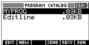 COMPAQ 40GS - Édition d'un programme - 1