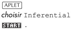 COMPAQ 40GS - Ouvrir l'aplet inference - 1