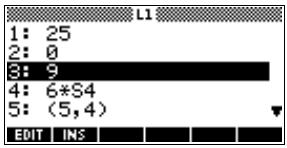 COMPAQ 40GS - Création d'une liste dans le catalogue des listes - 5