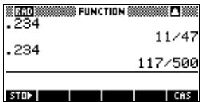 COMPAQ 40GS - Définir la précision des fractions - 4