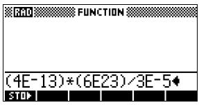 COMPAQ 40GS - Notation scientifique (puissances de 10) - 1