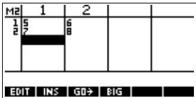 COMPAQ 40GS - Arithmétique sur les matrices - 4