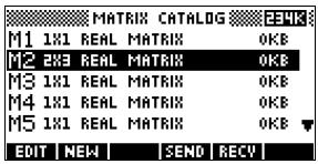 COMPAQ 40GS - Création d'une matrice dans le catalogue de matrices - 2